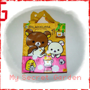 Rilakkuma - Relax Bear Official Chocolate And Coffee School Lunch Tote Bag for Girls Kids